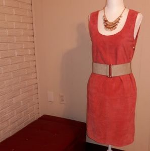 MANGO LEATHER  dress